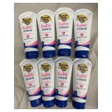 Banana Boat Baby Mineral Sunscreen Lotion SPF 50& Tear Free (Lot of 8)