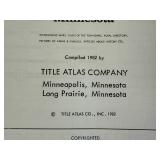 Otter Tail County Atlas & Pictorial Additions - 3 Book Set From 1982