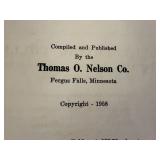 4 Barnes County ND Atlases - 1952, 1958, 1973 & 1985