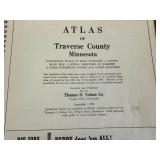 3 Traverse County ND Atlases - 1960, 1969 & 1974