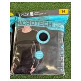 2 New 2 Packs Microtech Ladies Base Layer Tops Size M
