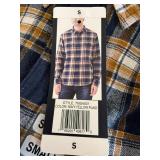 4 New Mens Lucky Brand Plaid Shirts Size S