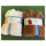 2 New Ladies Cozy Sherpa Size L