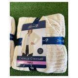 2 New Ladies Chenille Cardigans Size Small