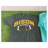 3 New Size S NDSU Bison Ladies Shirts