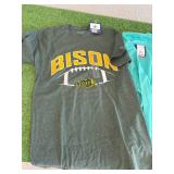 3 New Size S NDSU Bison Ladies Shirts