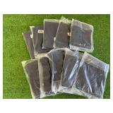 10 New Black Aprons