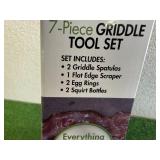 New Cruisinart 7 Piece Griddle Tool Set