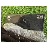 18 Pair New Cuddl Duds Shoe Size 4-10 Socks