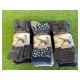 18 Pair New Cuddl Duds Shoe Size 4-10 Socks