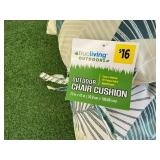 2 New Outdoor Chair Cushions 20" x 42"