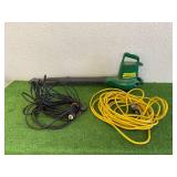 2 Extension Cords & Electric Weed Eater Blower/Vac 2560