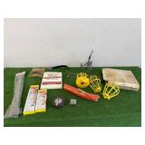 Mixed Lot - Drawer Slides, Rolling Rulers & Tools