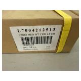 Full Case of 12 Levolor Roller Shades Cream 37" x 66" Easy to Resize