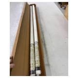New Case of 2 Champagne Steel Rollers 45-54" 72" Length, Easy to Resize