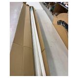 New Case of 4 Roller Shades White Light Filtered 731/4" x 66" Resizeable