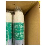 New Case of 4 Roller Shades White Light Filtered 731/4" x 66" Resizeable