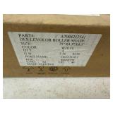 New Case of 4 Roller Shades White Light Filtered 731/4" x 66" Resizeable