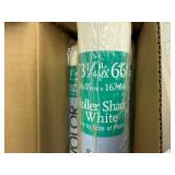 New Case of 4 Roller Shades White Light Filtered 731/4" x 66" Resizeable