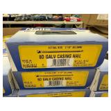 10 1# Boxes 2 1/2" 8D Galvanized Casing Nails