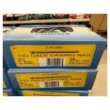 10 1# Boxes 3" 10D Galvanized Casing Nails