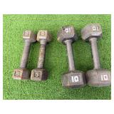 5# & 10# Sets Dumbell