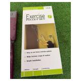 New Pillowcases, Exercise Pulley System & Clothes Pins