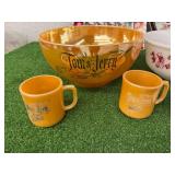 Tom & Jerry Bowls & Cups, Serving Trays