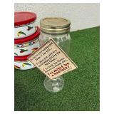 Table Covers, Redneck Wine Glass, Metal Containers & Chokin Art Plate