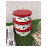Table Covers, Redneck Wine Glass, Metal Containers & Chokin Art Plate