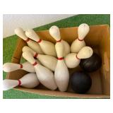 Sun Mark Walkie Talkies & Plastic Bowling Set