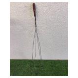 Plant Stand & Vintage Rug Beater