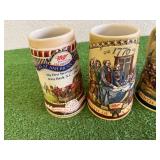 Miller & Budweiser Steins