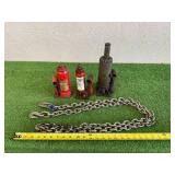 Hydraulic Jacks & Small Chain