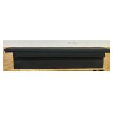 ^ Northern Tool + Equipment Low-Profile Crossover Truck Toolbox with Removable Tray, 69in.   20in.   13in., Aluminum, Textured Matte Black, Pull Handle Latches #41915 Msrp $459.99