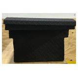 ^ Northern Tool + Equipment Low-Profile Crossover Truck Toolbox with Removable Tray, 69in.   20in.   13in., Aluminum, Textured Matte Black, Pull Handle Latches #41915 Msrp $459.99