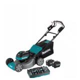 ^ Makita 40V max XGT Brushless Cordless 21 in. Walk Behind Self-Propelled Commercial Lawn Mower Kit (4.0Ah) battery included Msrp $999.99