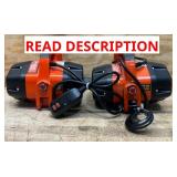 Ultra-Tow Portable Electric Winch, 120V, 1100-Lb. Capacity, Steel Cable, Brushless #5689273 Msrp $449.98