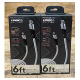 TrendLogicElite 6ft IPhone To USB-C Cable lot of 12