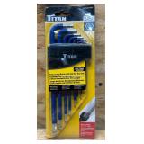 Titan Extra Long Metric Ball End Hex Key Set 9 Pc 05145