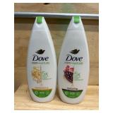 Dove Care By Nature shower gel (lot of 2)