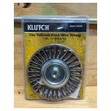 Klutch 7in. Twisted Knot Wire Wheel