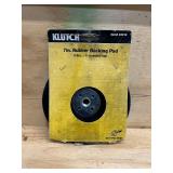 Klutch 7-inch rubber backing pad
