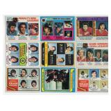 Lot of 9 Vintage Hockey Cards Including 1979-80 Topps Mike Bossy "Record Breaker" #161, 1972-73 Topps NHL Scoring Leaders #63, and More!