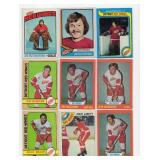 Lot Of 9 Vintage Hockey Cards Including 1973-74 Topps Tim Ecclestone #124, 1974-75 Topps Jim Rutherford #225, and More!
