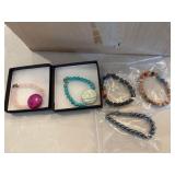 Mixed Spa Gift Lot Bath Bombs Aroma Kits Bead Bracelets Boxed