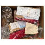 COTOPHER Kraft Gift Box Packaging Lot w Thank You Stickers Ribbon