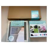 Pearhead Baby Gift Lot Letterboard Babyprints Frame Balloon Kit