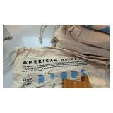 American Heirloom Minnesota State Cutting Boards Bamboo w/ Bag Lot of 6