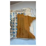 American Heirloom State Shape Bamboo Cutting Boards Lot of 6 w Bags